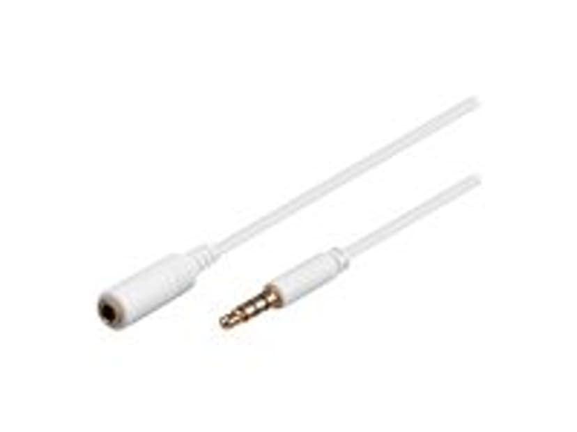 Microconnect Verlengkabel voor audio 2m 3,5mm 3,5mm