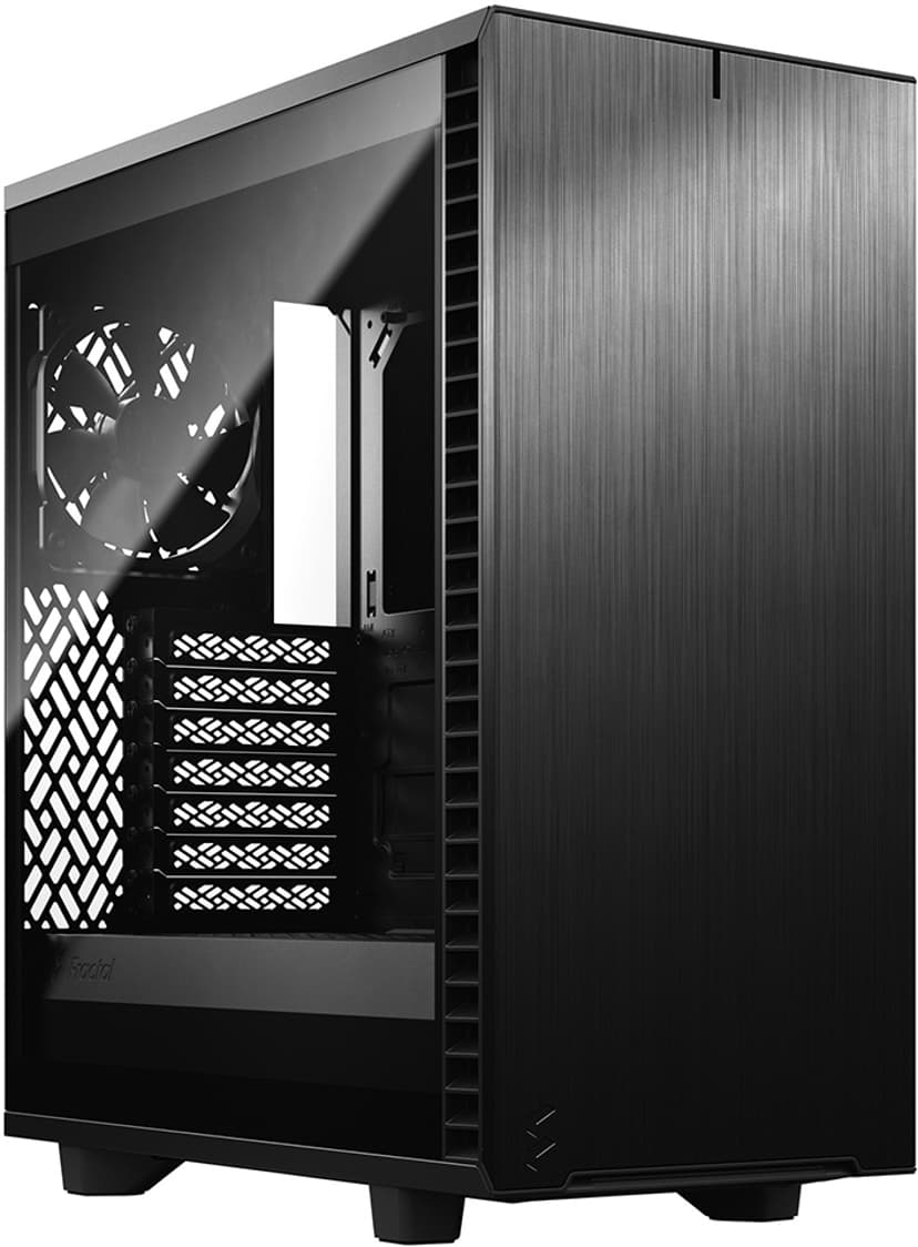 Fractal Design Define 7 Compact Light Glass Midi Tower Svart