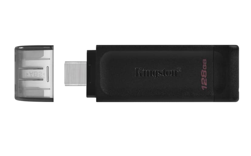 Kingston DataTraveler 70 128GB USB Type-C Zwart