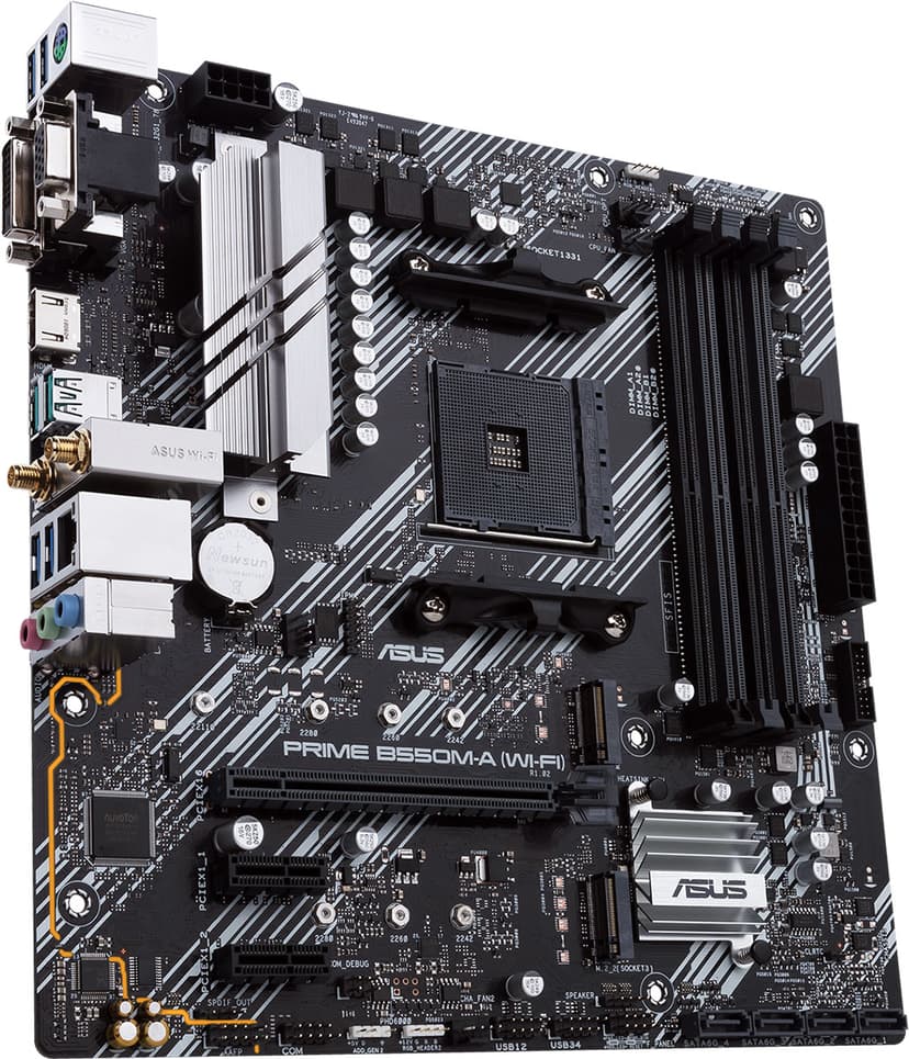 ASUS PRIME B550M-A (WI-FI) Socket AM4 micro ATX Moederbord