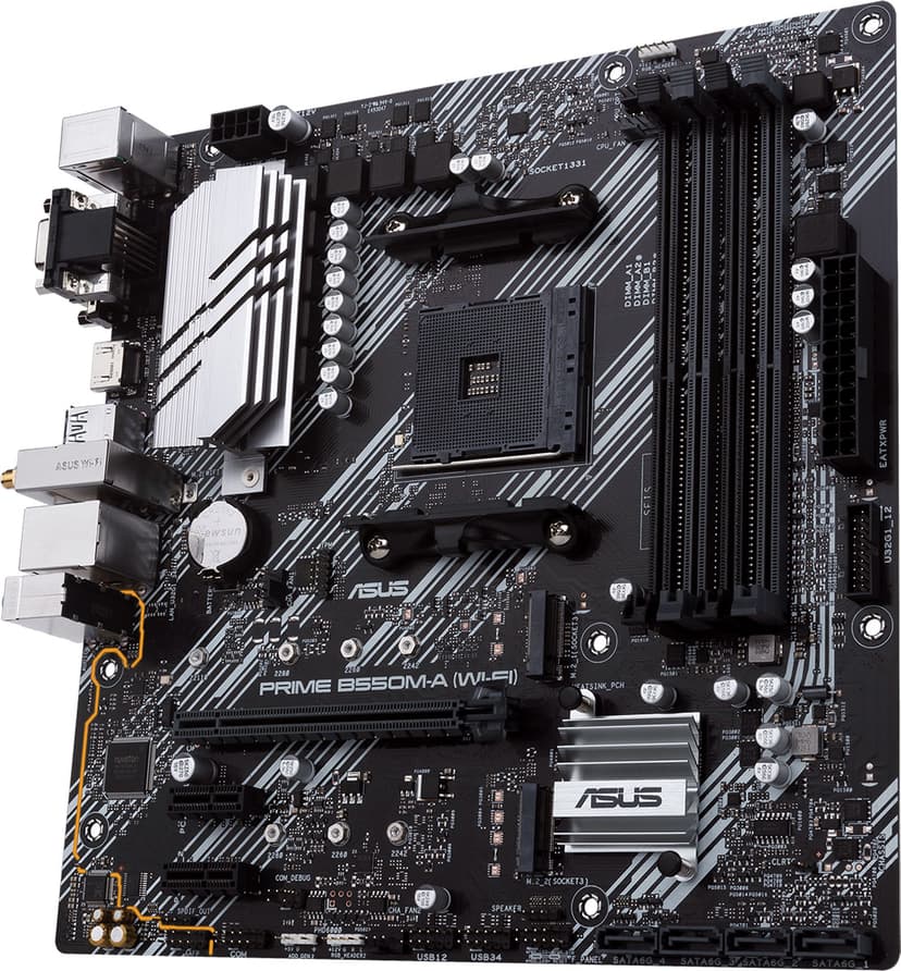 ASUS PRIME B550M-A (WI-FI) AM4 Micro-ATX Moderkort