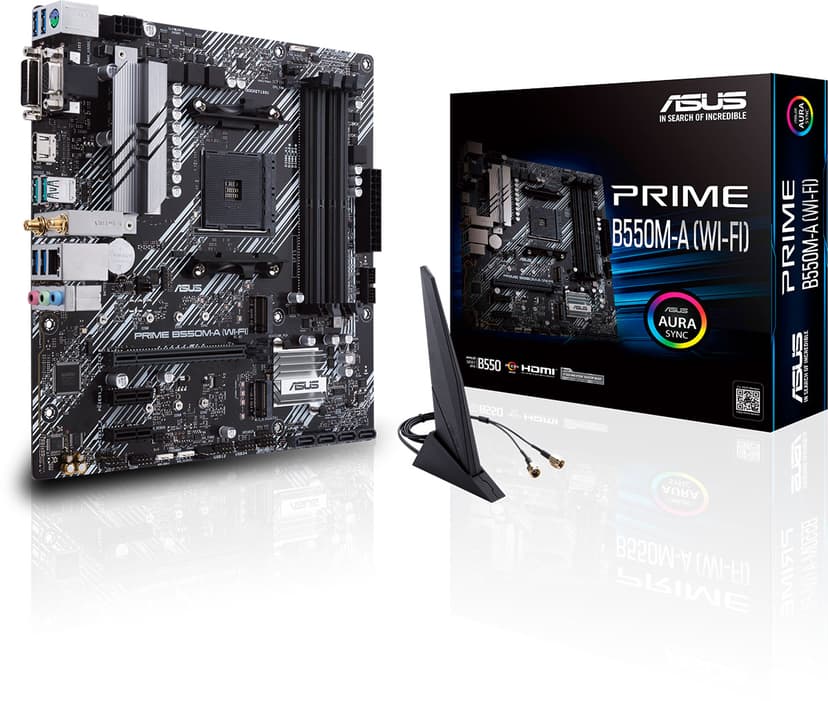 ASUS PRIME B550M-A (WI-FI) Socket AM4 micro ATX Moederbord