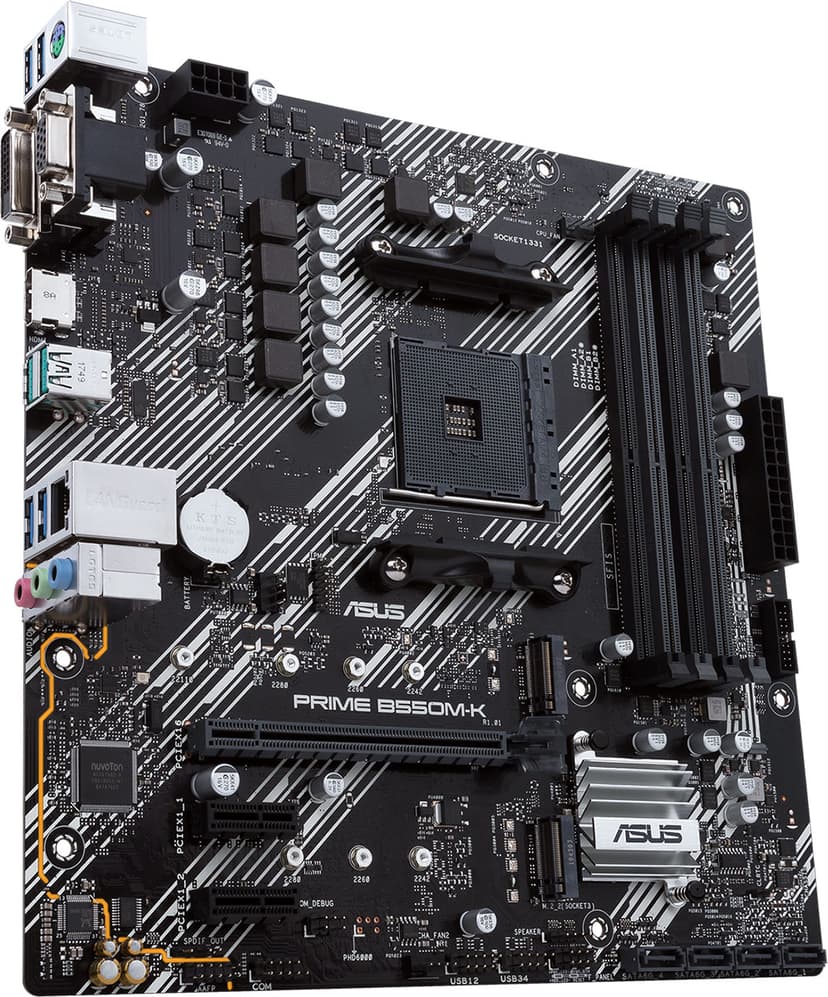 ASUS PRIME B550M-K Socket AM4 mikro ATX Emolevyt