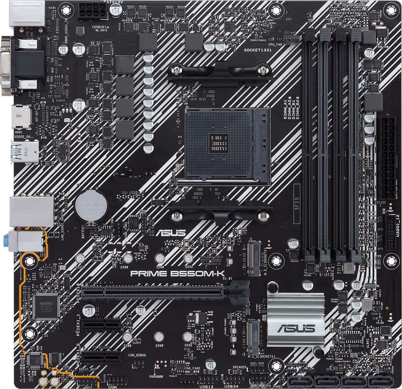 ASUS PRIME B550M-K Socket AM4 mikro ATX Emolevyt