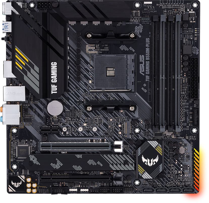 ASUS TUF GAMING B550M-PLUS AM4 Micro-ATX Moderkort
