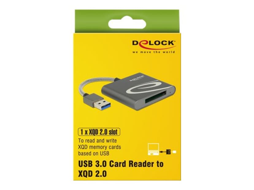 Delock Kortläsare (XQD, XQD 2.0)