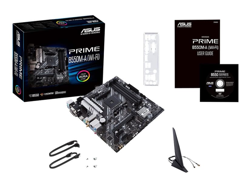 ASUS PRIME B550M-A (WI-FI) AM4 Micro-ATX Moderkort