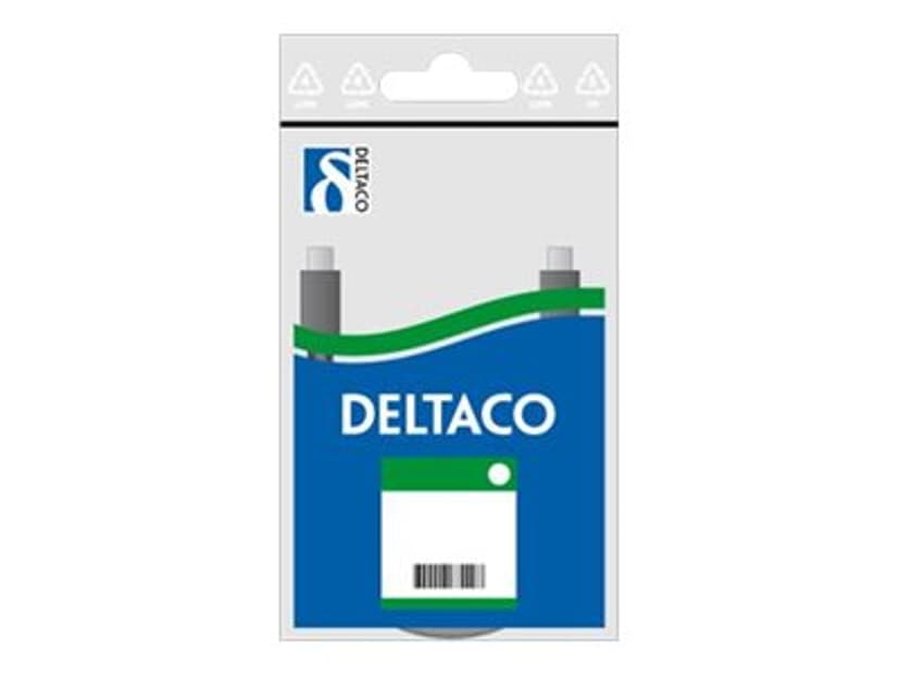 Deltaco Koblingskabel RJ-45 Cat 6 1m Hvit