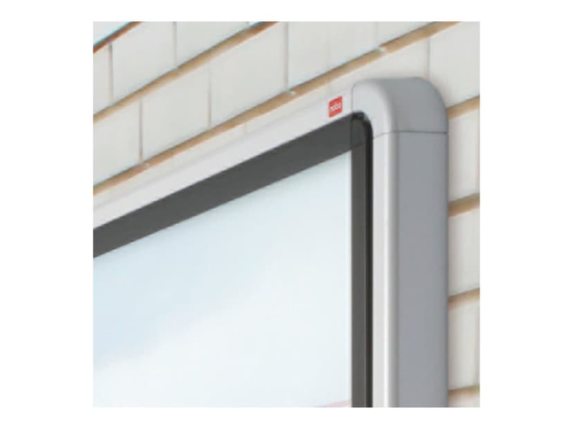 Nobo Lasitettilmoitustaulu Ulkokäyttöön 6xA4 Magneettinen Valkoinen