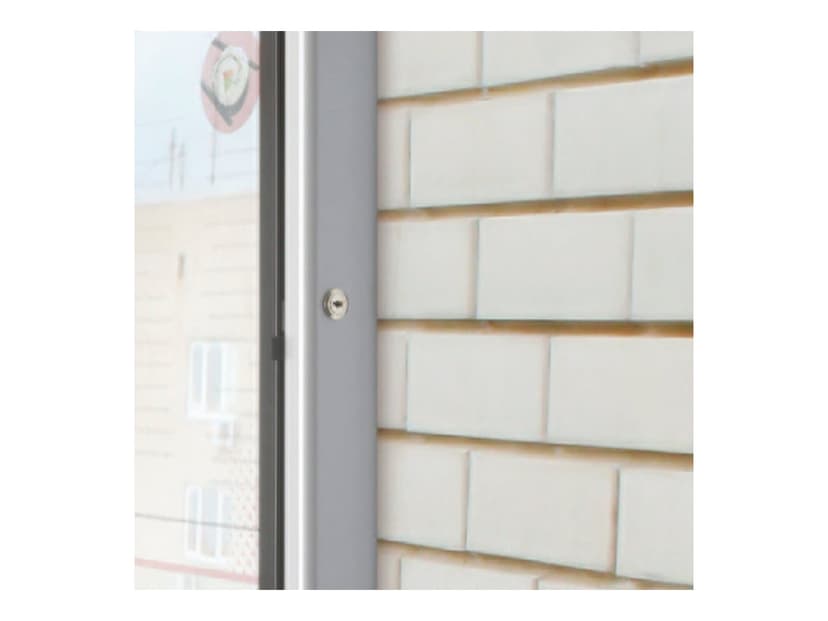 Nobo Lasitettilmoitustaulu Ulkokäyttöön 6xA4 Magneettinen Valkoinen