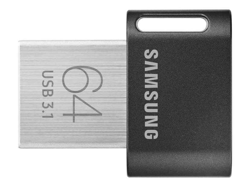 Samsung FIT Plus 64GB USB-A Harmaa, Hopea