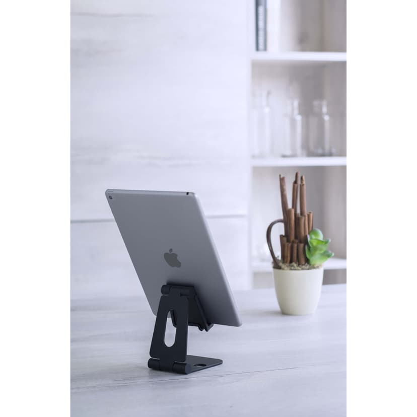 Desire2 Tablet/Mobilhållare Dubbelledad Svart