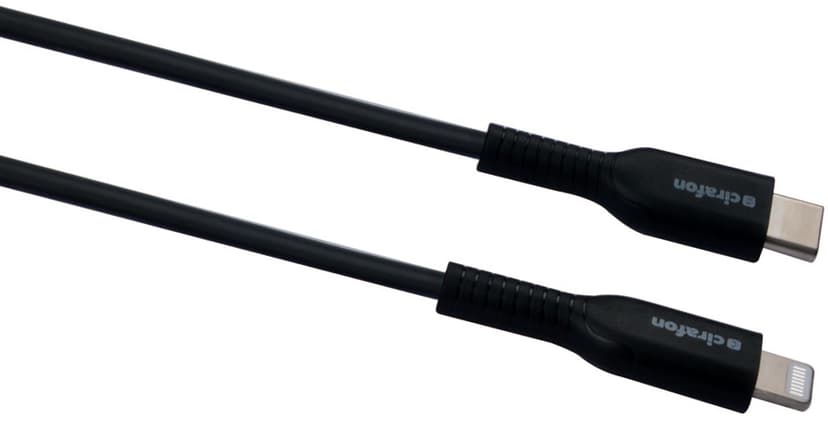 Cirafon USB-C til Lightning Hurtiglade-kabel – for iPhone/iPad 1.2m Svart