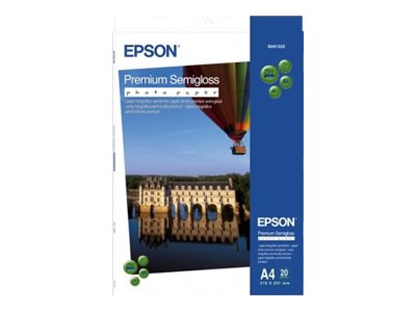 Epson Papper Photo Premium Semi Glossy A3+ 20-ark 250G