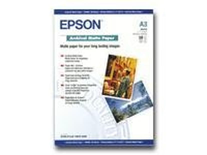 Epson Papper Archival Matt A3 50-ark 192G