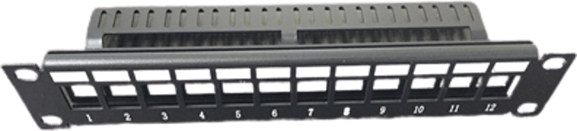Direktronik Patchpanel Svart 1U