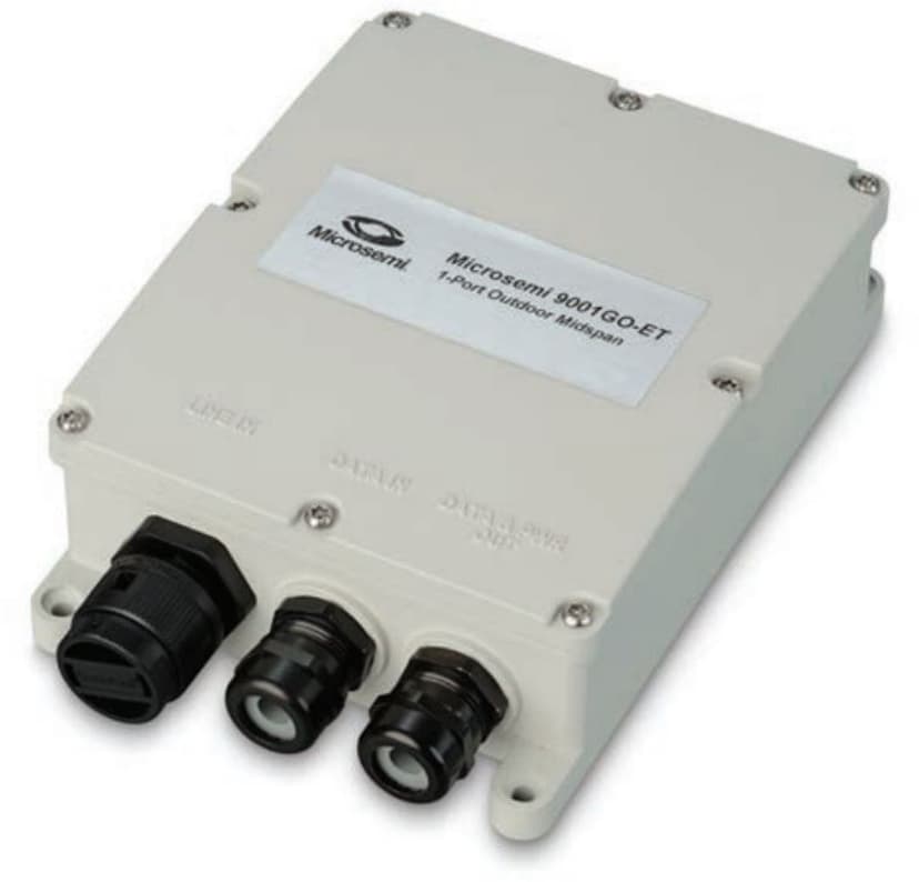 Microsemi 1-port IP67 PoE Injector 30W