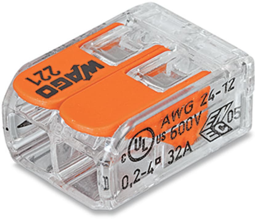 Wago 221 2X4MM 100-Pack