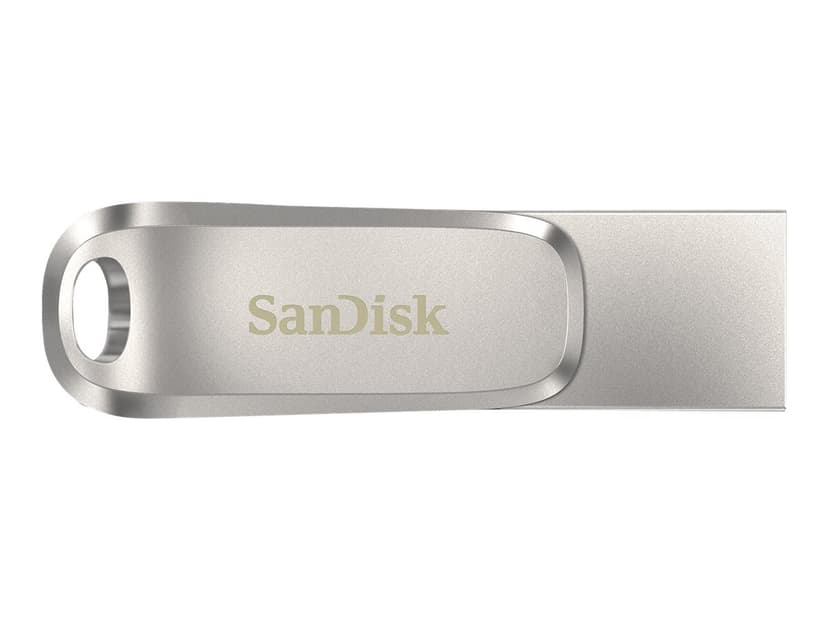 SanDisk Ultra Dual Drive Luxe 512GB USB-A / USB-C Rustfrit stål