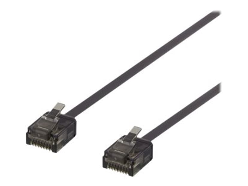 Deltaco Patch-kabel RJ-45 Cat6a 0.15m Svart