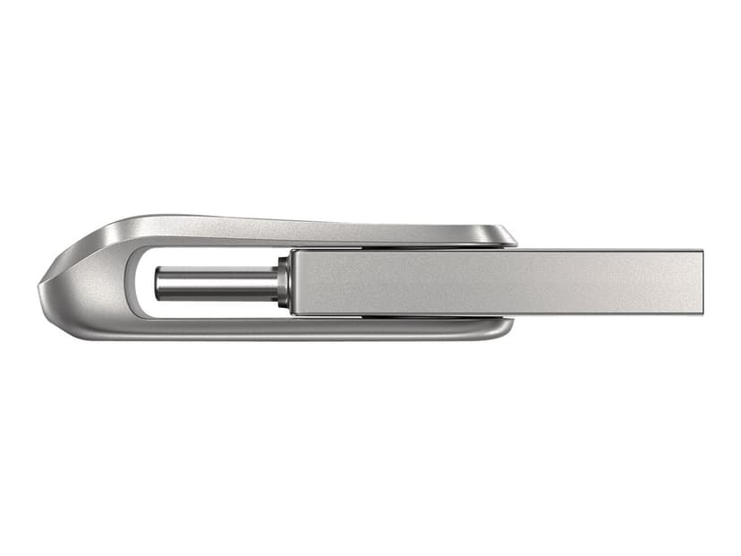 SanDisk Ultra Dual Drive Luxe 512GB USB-A / USB-C Rustfrit stål