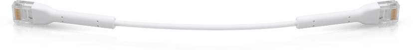 Ubiquiti Unifi Ethernet Patch Cable Bendable RJ45 1m White RJ-45 Cat 6 1m Valkoinen