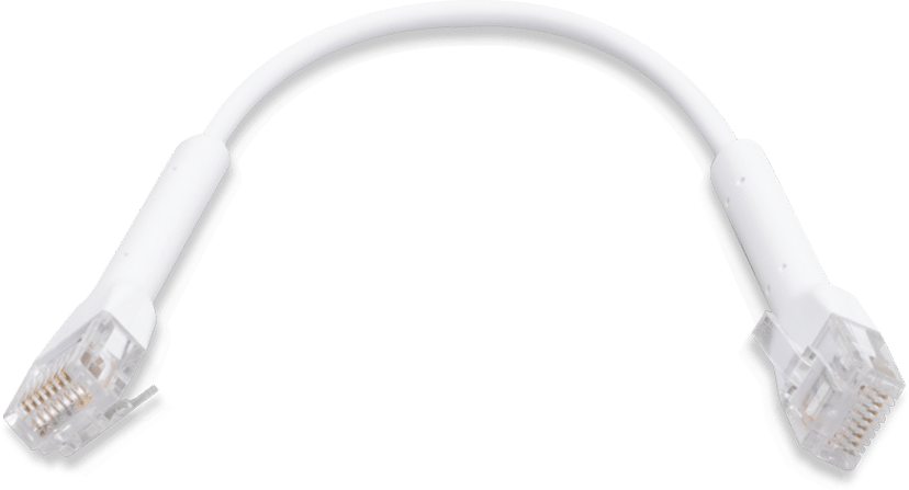 Ubiquiti Unifi Ethernet Patch Cable Bendable RJ45 1m White RJ-45 Cat 6 1m Valkoinen