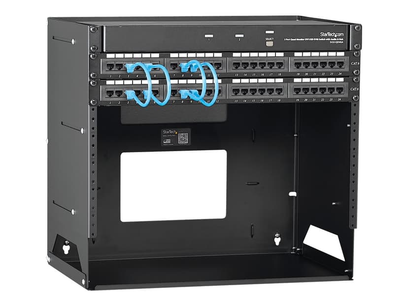 Startech Open Frame Wall Mount Rack 8U