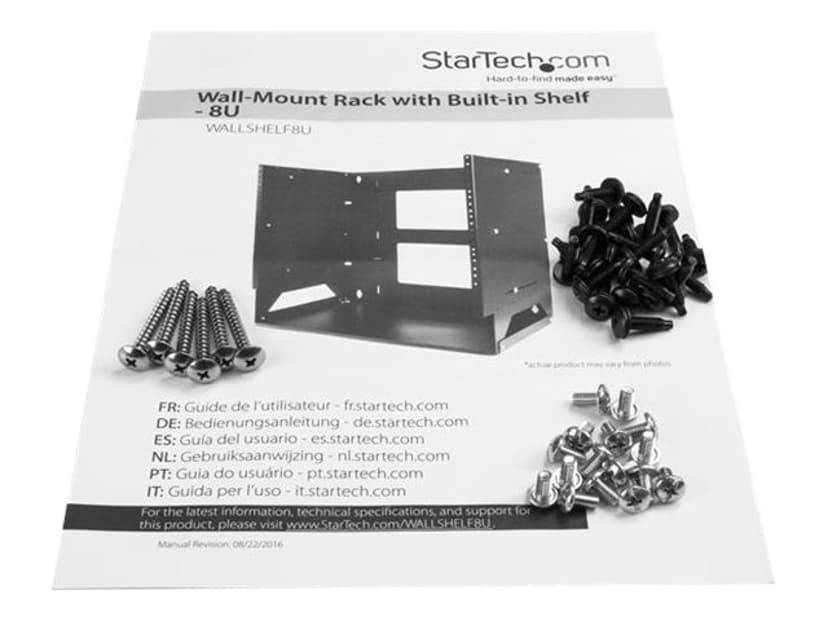 Startech Open Frame Wall Mount Rack 8U