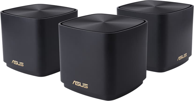 ASUS ZenWiFi AX Mini (XD4) 3-pakkaus Musta
