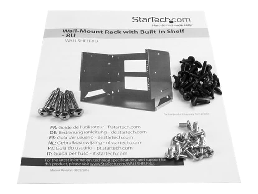 Startech Open Frame Wall Mount Rack 8U
