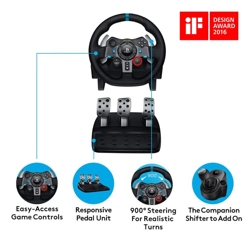 Logitech G29 Driving Force Zwart (941-000112)