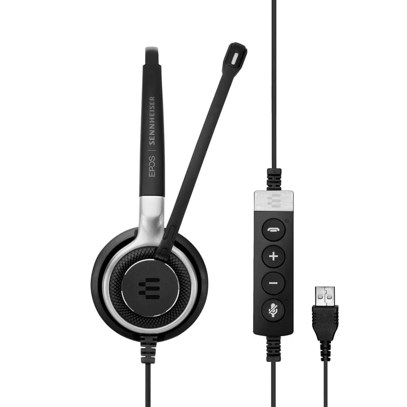 EPOS IMPACT SC 660 ML Stereo USB-A Sølv, Sort