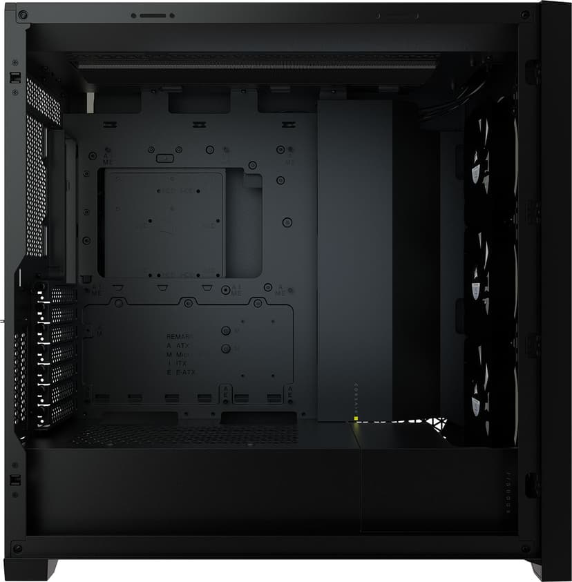 Corsair iCUE 5000X RGB Midi Tower Svart