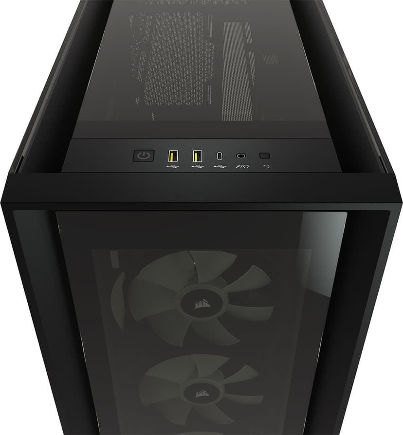 Corsair iCUE 5000X RGB Midi Tower Svart