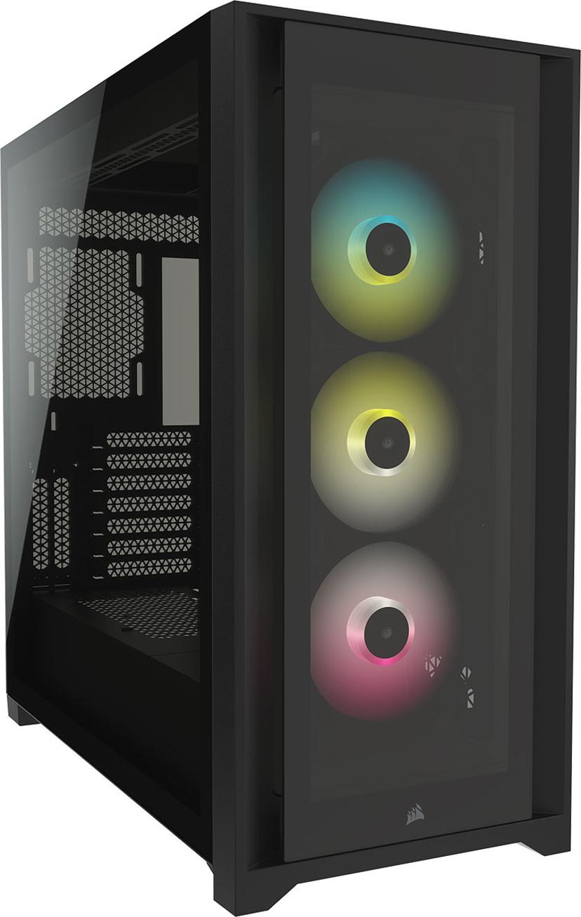 Corsair iCUE 5000X RGB Midi Tower Musta
