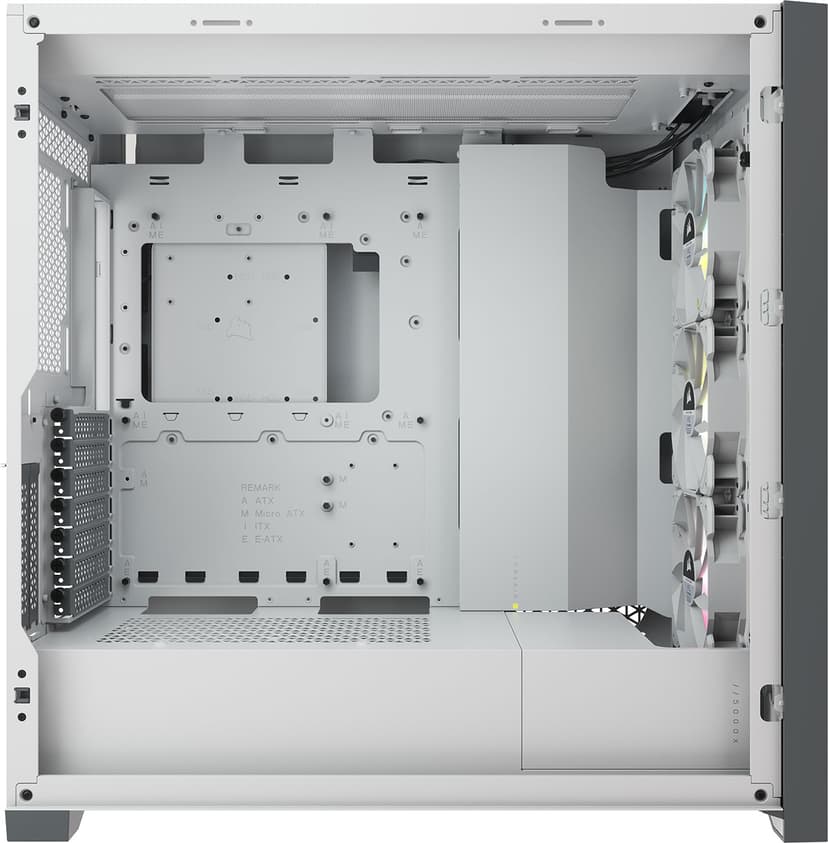 Corsair iCUE 5000X RGB Midi Tower Valkoinen