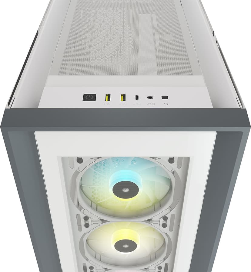 Corsair iCUE 5000X RGB Midi Tower Valkoinen
