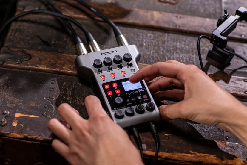 Zoom PodTrak P4 Podcasting Recorder