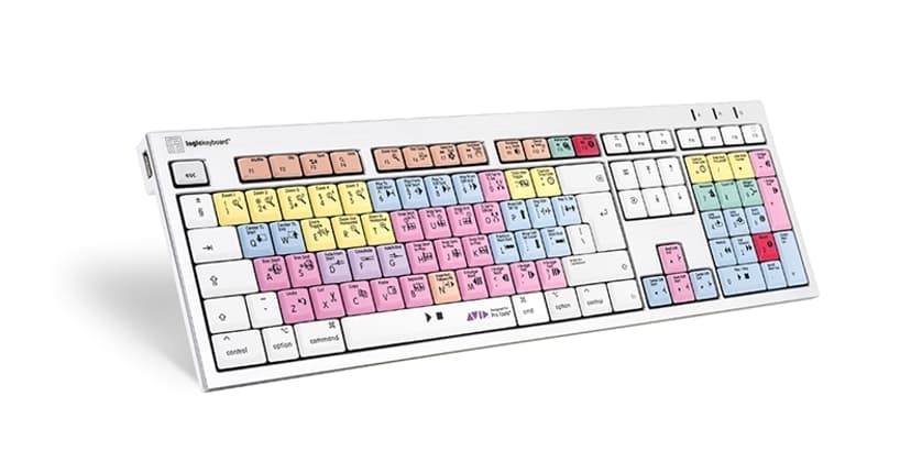 Logickeyboard Avid Pro Tools Mac Alba Uk/Eng Kablet UK Engelsk