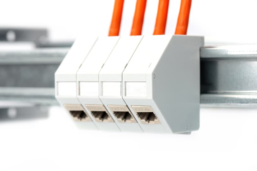 Digitus DIN rail keystone adapter cover