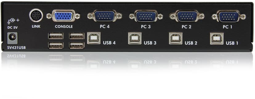 Startech 4 Port Professional VGA USB KVM Switch