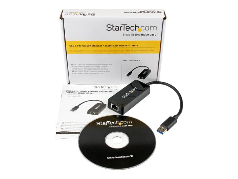 Startech USB 3.0 naar gigabit Ethernet-adapter NIC met USB-poort
