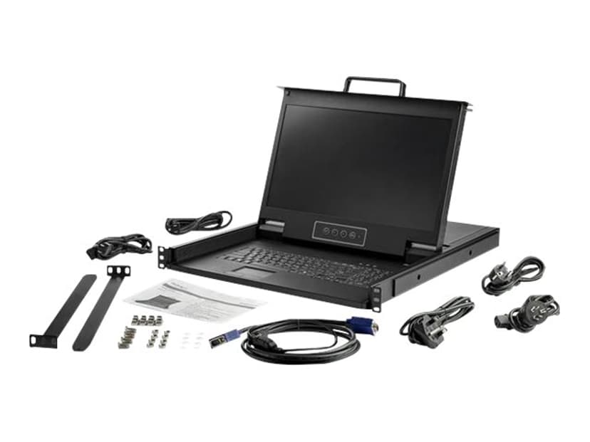Startech 1U 1 poorts KVM console voor server rack