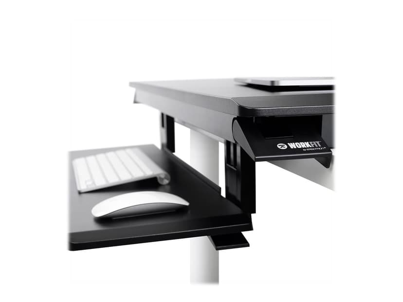 Ergotron WorkFit-TX Med Nedfällbar TangentbordsHylla Svart