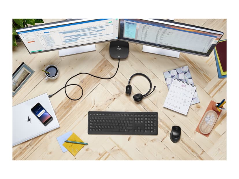 HP Dock G5 USB-C Docking Station - (Kuppvare klasse 2) USB-C 3.2 Gen 1 (3.1 Gen 1)