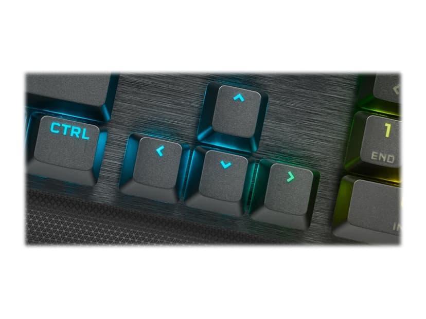 Corsair K100 RGB Mechanical Keyboard Cherry MX Speed Pohjoismainen