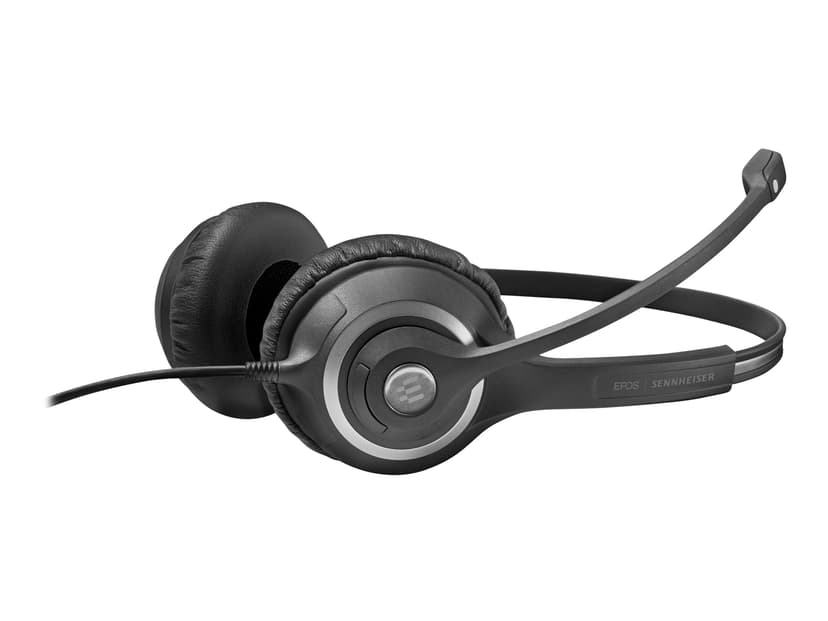 EPOS SC262 Headset Stereo Google Voice, Google Meet, Google Chromebook Silver, Svart