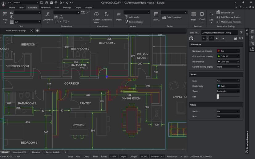 Corel CorelCAD 2021 Datastøttet design (CAD) Full 1 lisenser