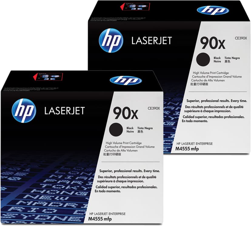 HP Toner Svart 90X 24K - CE390XD